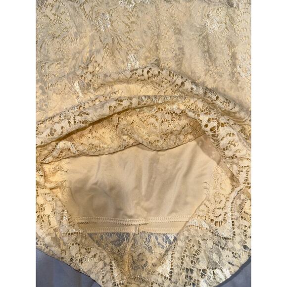 Off Shoulder Lace Bodycon Party Club Midi Dress Small - Picture 11 of 12